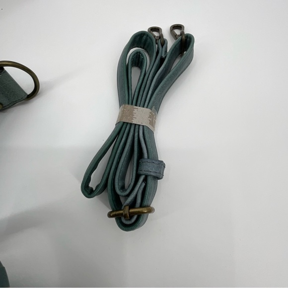 Le Miel Vegan Leather Purse NWT Aged Turquoise Color - Picture 15 of 16